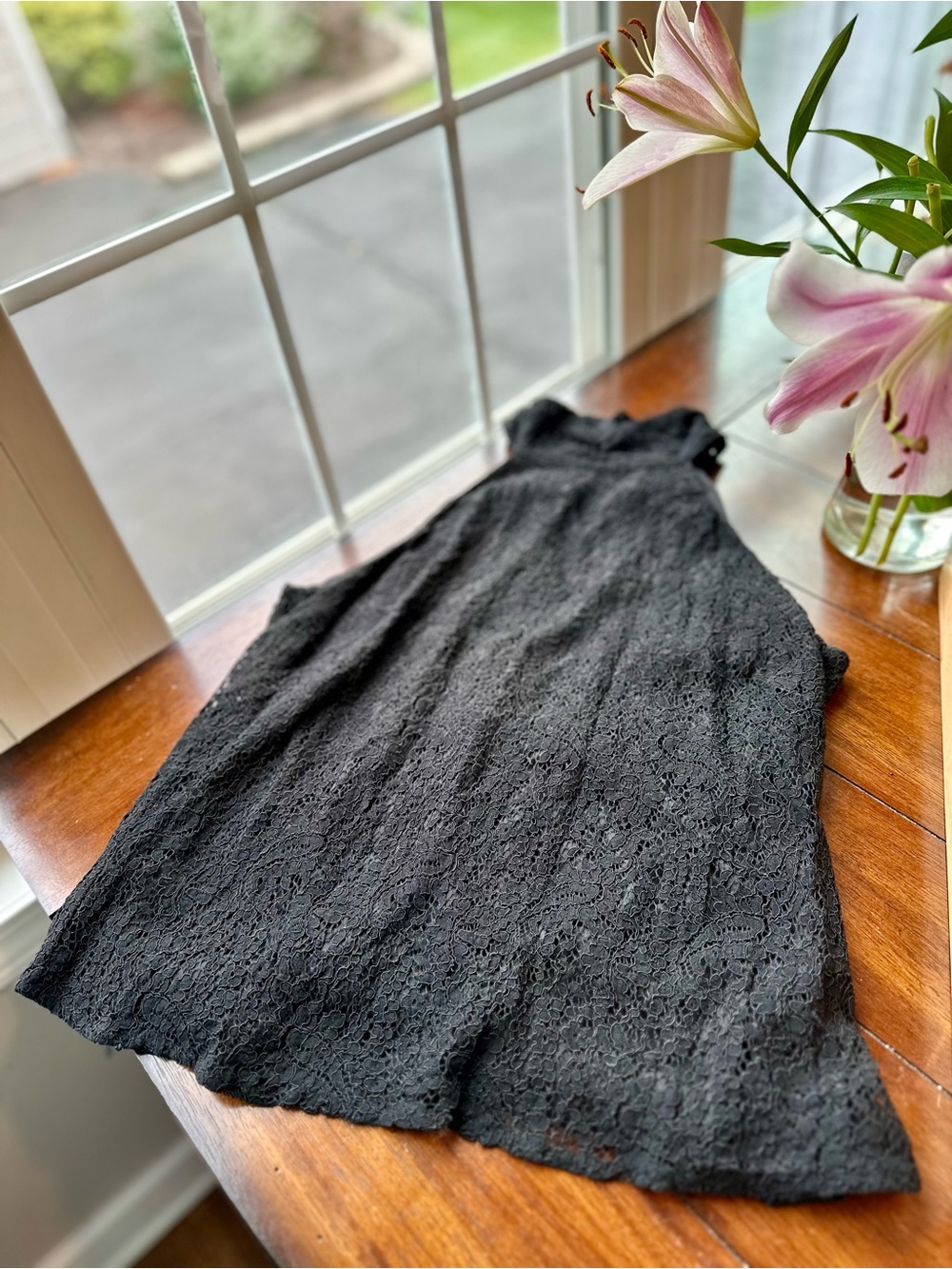 Express Black Lace Halter Top